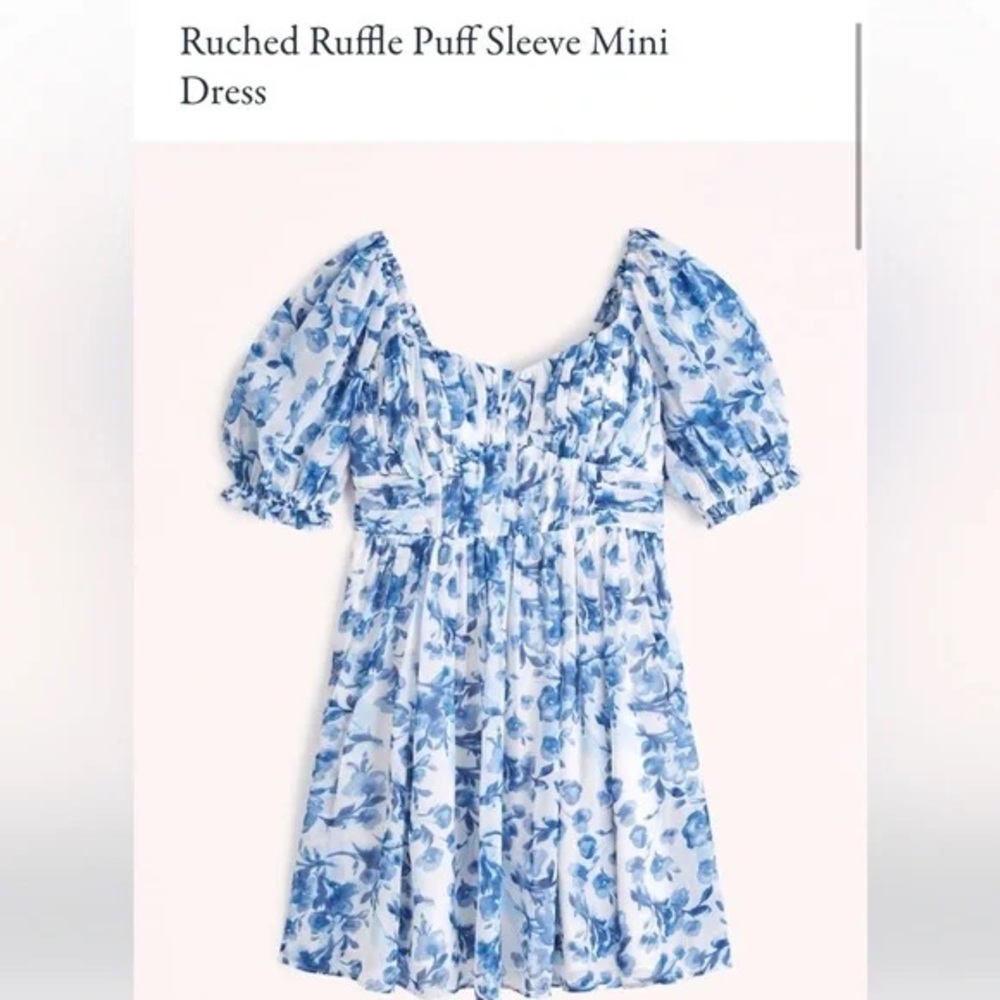 Blue Floral dress